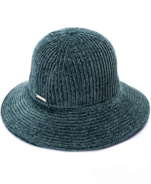 Ribbed Chenille Cloche