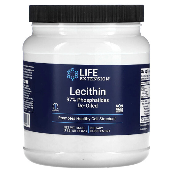 Витамин для нервной системы Life Extension Лецитин, 16 унций (454 г)
