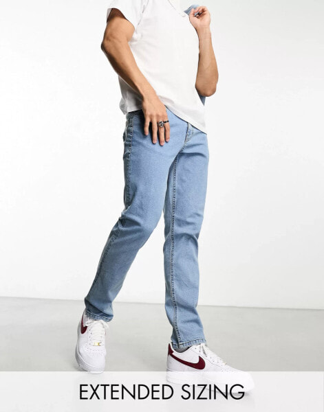 ASOS DESIGN Essential stretch slim jeans in light wash