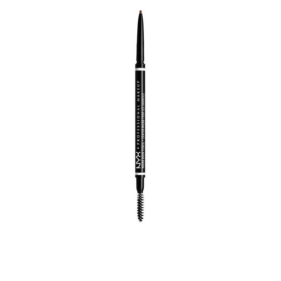 Nyx Micro Brow Pencil - Chocolate Ультратонкий карандаш для бровей с кисточкой для растушевки