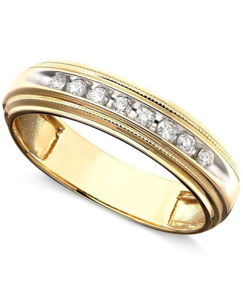 Men's Diamond Ring in Two-Tone 14k Gold ( 1/5 ct. t.w.)