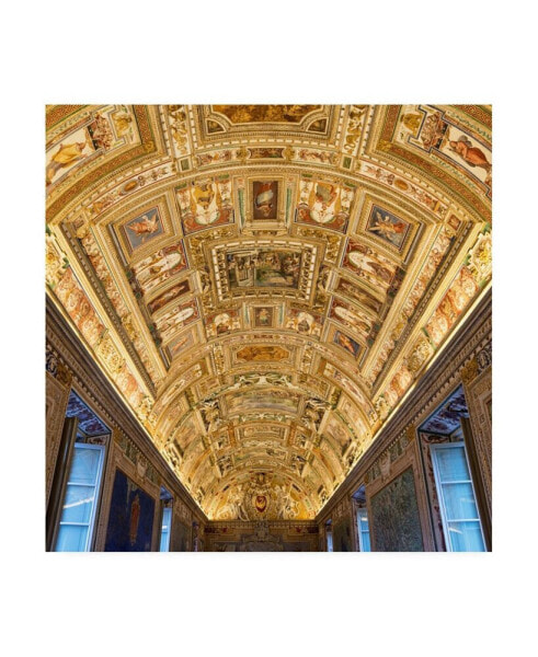 Philippe Hugonnard Dolce Vita Rome 3 Hall of Mirrors III Canvas Art - 36.5" x 48"