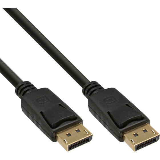 InLine DisplayPort Cable black gold plated 1.5m
