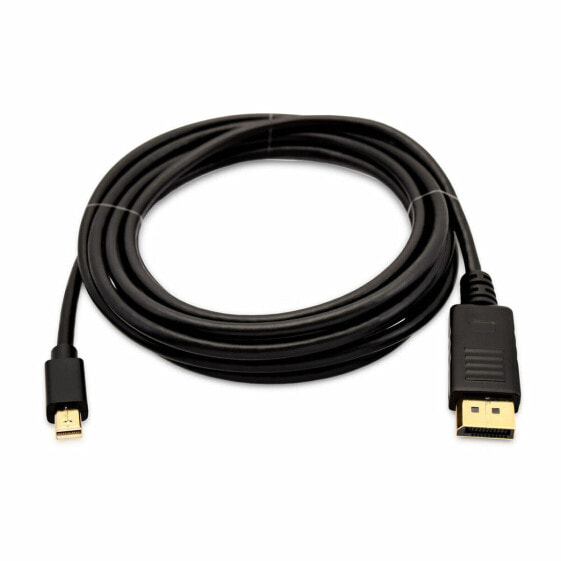 Кабель DisplayPort Mini на DisplayPort V7 V7MDP2DP-03M-BLK-1E Чёрный