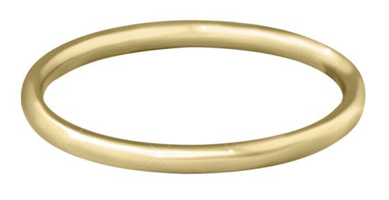 Gold-plated minimalist ring made of Gold steel