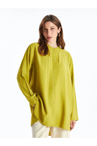 Düz Oversize Kadın Gömlek Tunik
