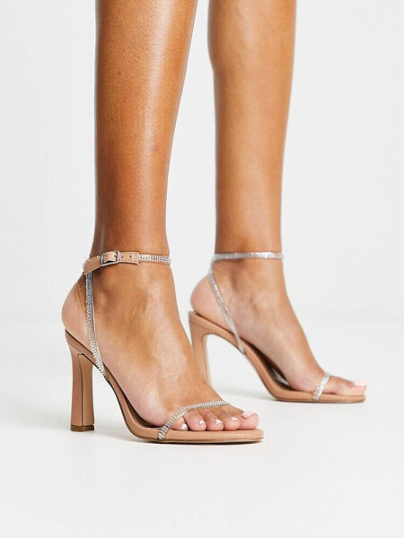 Madden Girl Tashaa barely there sandals in beige