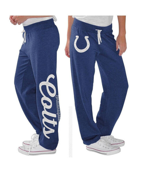 Women's Royal Indianapolis Colts Scrimmage Fleece Pants