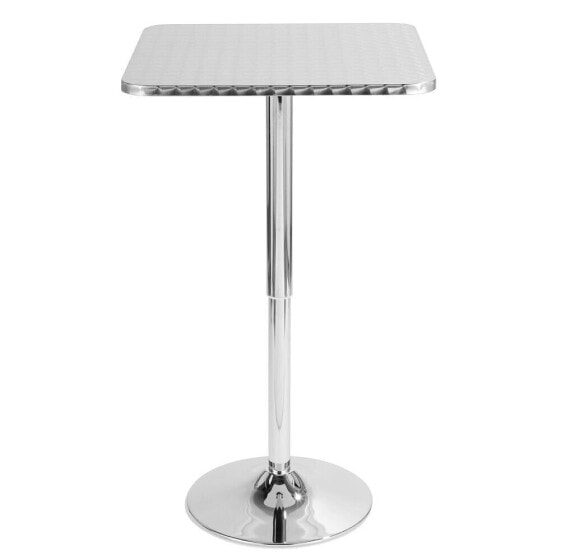 Bistro Adjustable Square Bar Table