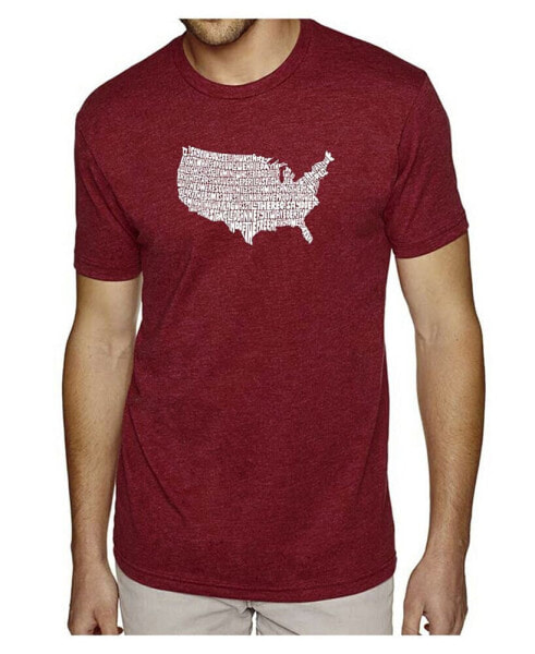Men's Premium Word Art T-Shirt - The Star Spangled Banner
