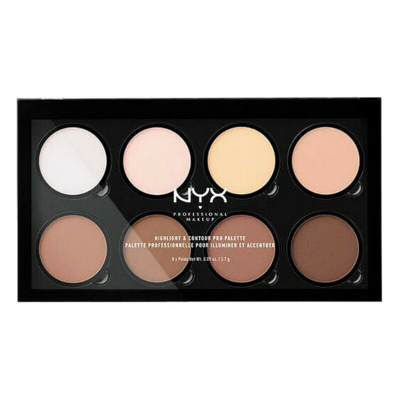 Средство, подсвечивающее кожу Highlight & Contour Pro NYX (8 x 2,7 g)