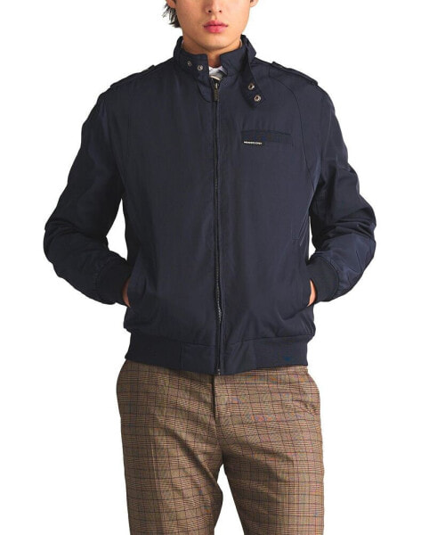 Big & Tall Heavy Iconic Racer Quilted Lining Jacket (Slim Fit)