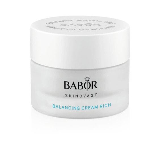 BABOR Skinovage Balancing Cream Rich, Supple Face Care Cream for Combination Skin, Mattifies and Moisturises the Skin, 50 ml