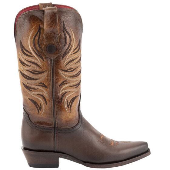Ferrini Fuego Square Toe Cowboy Womens Size 7 B Casual Boots 81061-03