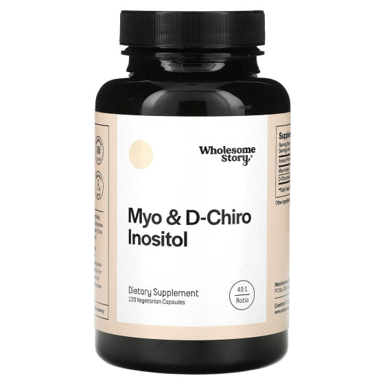 Myo & D-Chiro Inositol, 120 Vegetarian Capsules