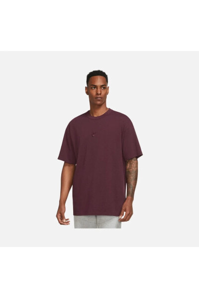 Sportswear Premium Essentials Oversize Short-Sleeve Bordo Erkek T-shirt