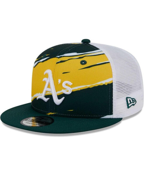 Men's Green Oakland Athletics Tear Trucker 9FIFTY Snapback Hat