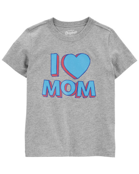 Toddler 'I Love Mom' Graphic Tee 5T