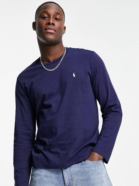 Футболка Ralph Lauren Long Sleeve Blue