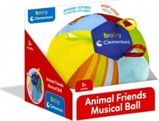 Мяч музыкальный животное для игр Clementoni