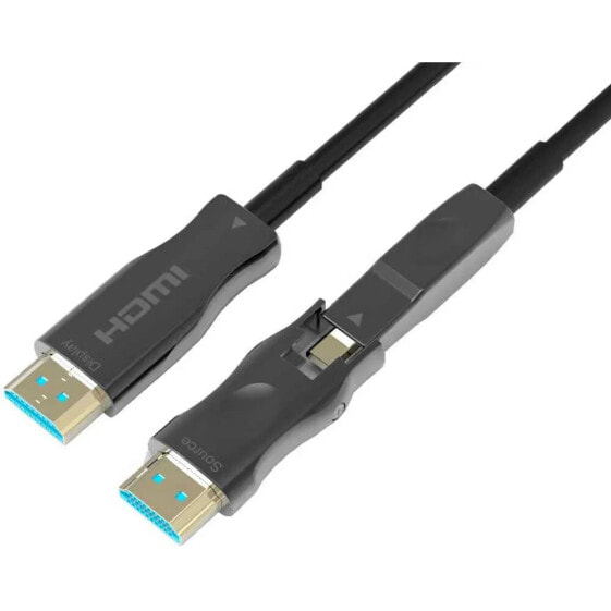 EUROCONNEX 0092-50 4K Removable HDMI 2.0 Cable hdmi 2.1 cable 50 m 60Hz