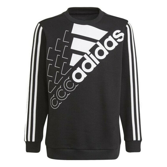 Детская толстовка Adidas Essentials Logo K Чёрная