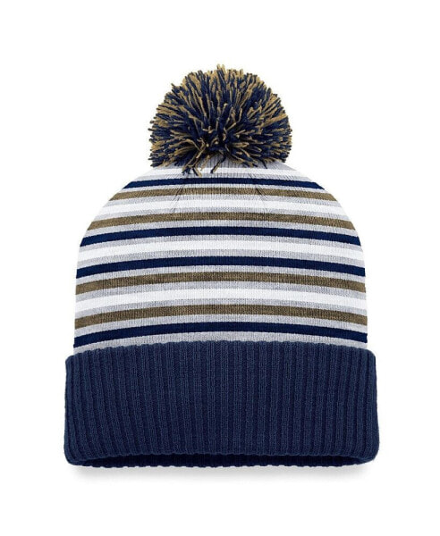 Men's Navy Georgia Southern Eagles Dash Cuffed Knit Hat with Pom