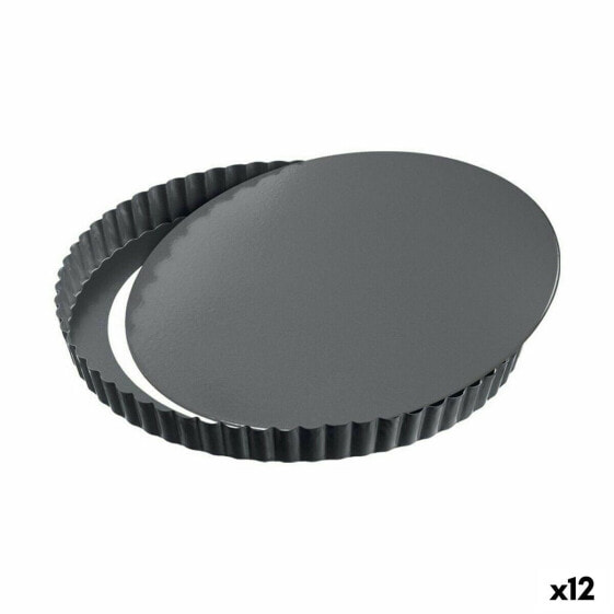 Съемная форма Quttin Чёрный Углеродистая сталь 32 x 2,8 cm (12 штук)