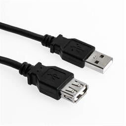 Разъем USB 2.0 Male/Female Sharkoon 4044951015405 1 м черный