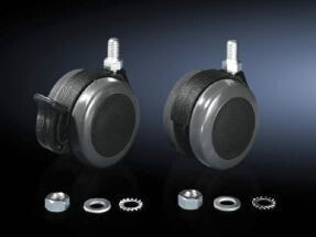 Rittal CP 6148.000 - Castor wheels - Black - 75 kg - TS - SE - PC - TP - IW - 1 pc(s) - 1.32 kg