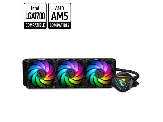 MSI MAG Core Liquid 360mm V2 AIO Liquid CPU Cooler Triple PWM Fans