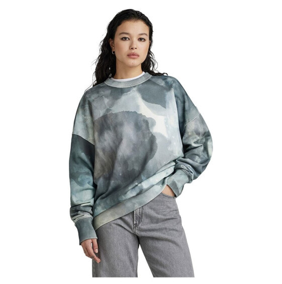 Толстовка G-STAR Printed XXL Oversized Glider Sweat Organic