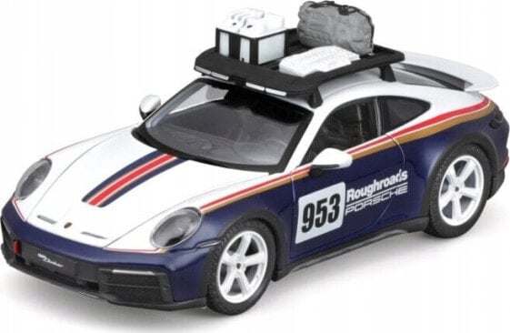 Bburago BBU 1:24 Racing Porsche 911 Dakar met blue 28029