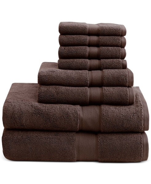 Solid 800GSM Cotton 8-Pc. Bath Towel Set