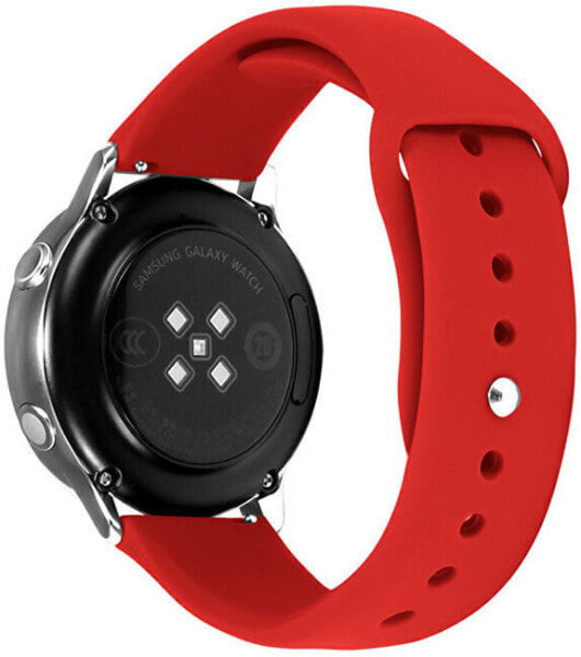 Silicone strap for Samsung Galaxy Watch - Red 20 mm