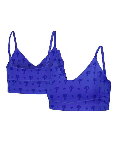 Women's Royal Philadelphia Phillies Active Bra