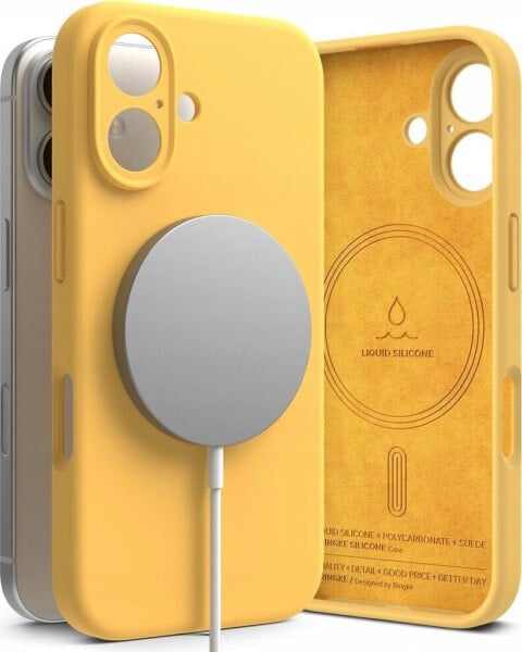 Ringke RINGKE SILICONE MAGNETIC MAGSAFE IPHONE 16 YELLOW