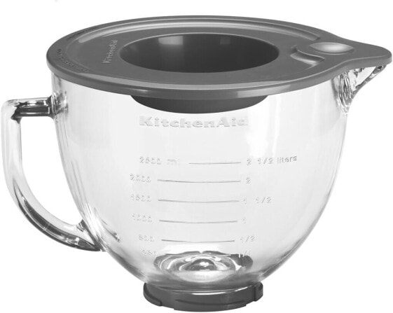 KitchenAid 5K5GB 4.8 Litre Glass Bowl, Clear, Single