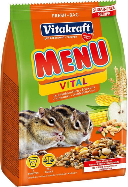 Корм основной Vitakraft MENU VITAL для белок 600 г