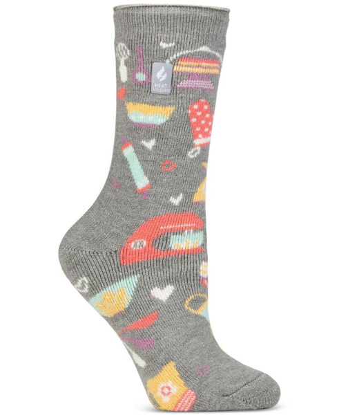 Women's Julianna Baking Patterned Crew Socks