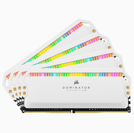 Corsair Dominator CMT32GX4M4E3200C16W - 32 GB - 4 x 8 GB - DDR4 - 3200 MHz - 288-pin DIMM - White