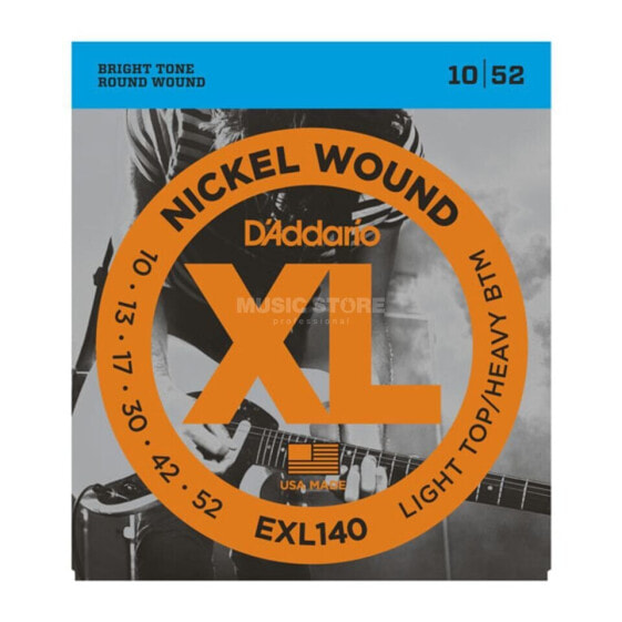 D'Addario E-Guitar Strings EXL140 10-52 Nickel Wound