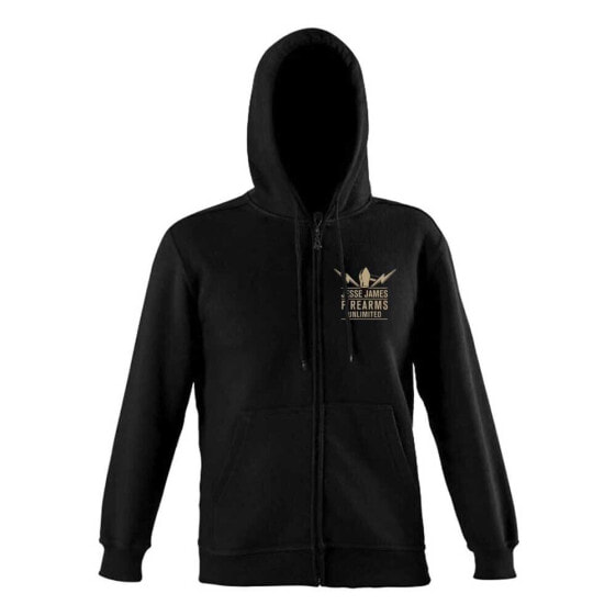 JESSE JAMES WORKWEAR Shooting Guns full zip sweatshirt