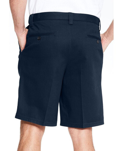 Big & Tall Wrinkle-Free Expandable Waist Pleat Front Shorts