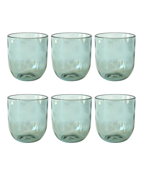 Rustic Stemless Glasses, Set of 6