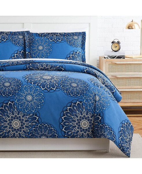 Midnight Floral 3 Pc. Duvet Cover Set, King/California King