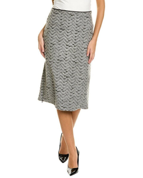 Snider Palace Wool-Blend Skirt Women's Grey Xs