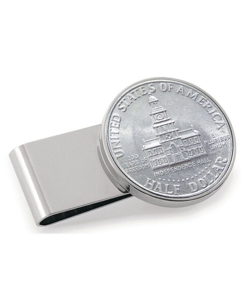 Men's JFK Bicentennial Half Dollar Stainless Steel Coin Money Clip