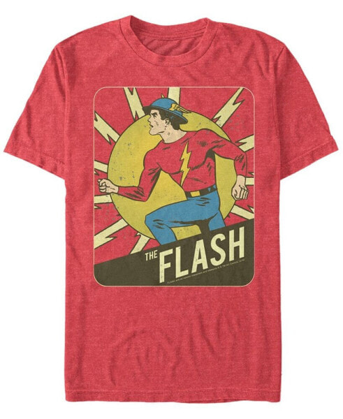 DC Men's The Flash Classic Silver Age Short Sleeve T-Shirt