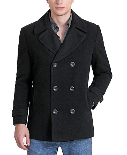 Пальто мужское Landing Leathers из шерстяно-шелкового смеси